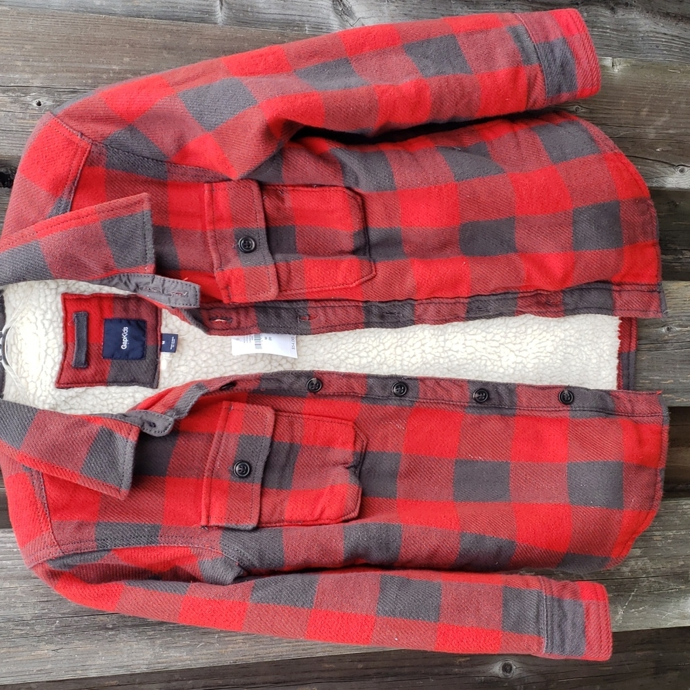 Gap kids plaid jacket